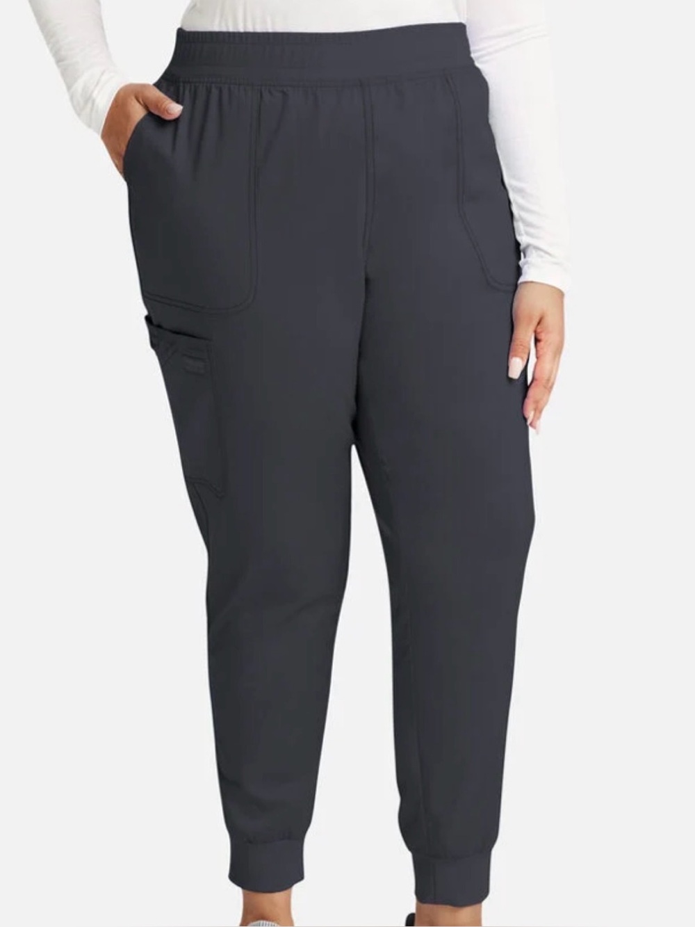 Cherokee Jogger Scrub Pants- Pewter, MED